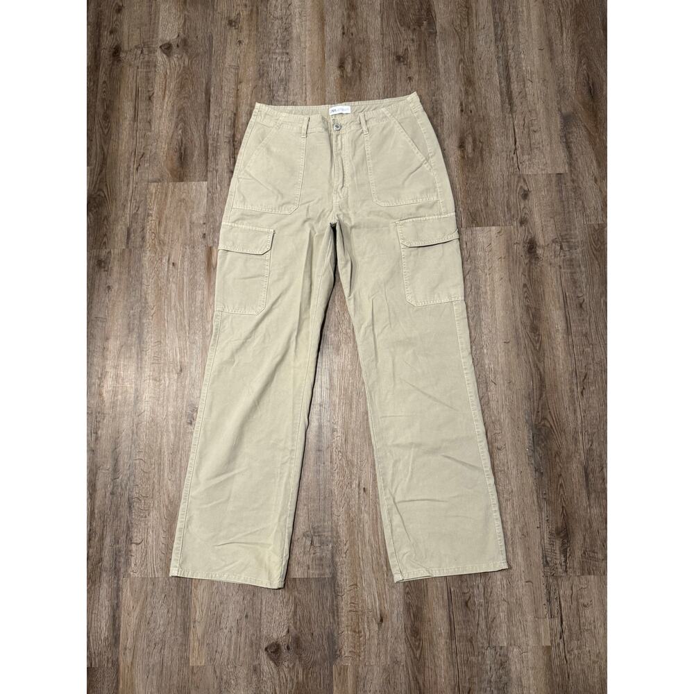 ZARA Womens Cargo Pants Size 10
